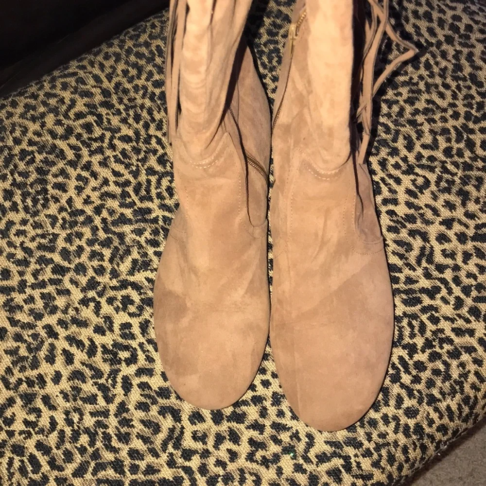 Mudd Knee high Boots with Fringe